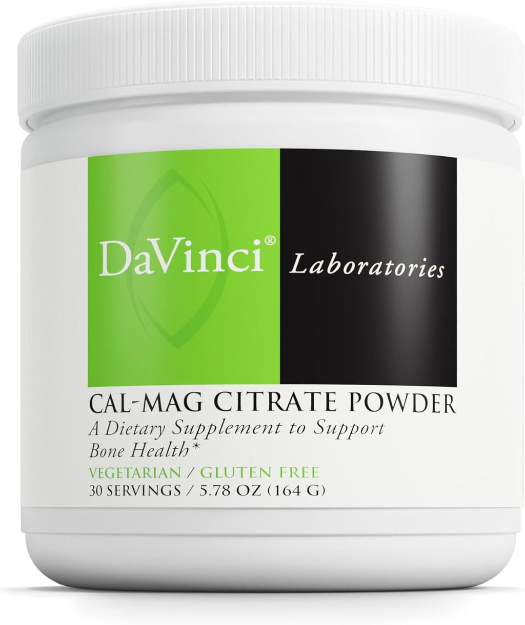 DAVINCI Labs Cal-Mag Citrate Powder — Calcio, Magnesio y Vitamina D2