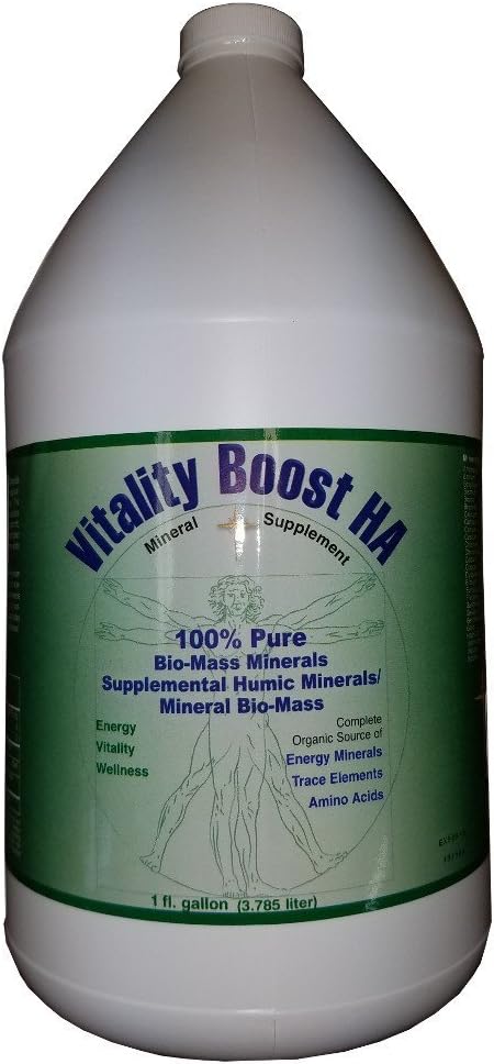 Vitality Boost HA Humic Minerals Trace Elements Vitamins and Amino Acids (1 Galón)