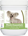 Healthy Breeds Chinese Crested Multi-Essentials Powder - Suplemento Multivitamínico para Perros - 227 g