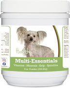 Healthy Breeds Chinese Crested Multi-Essentials Powder - Suplemento Multivitamínico para Perros - 227 g