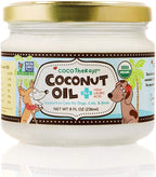 CocoTherapy Aceite de Coco Virgen Orgánico para Perros, 226 g
