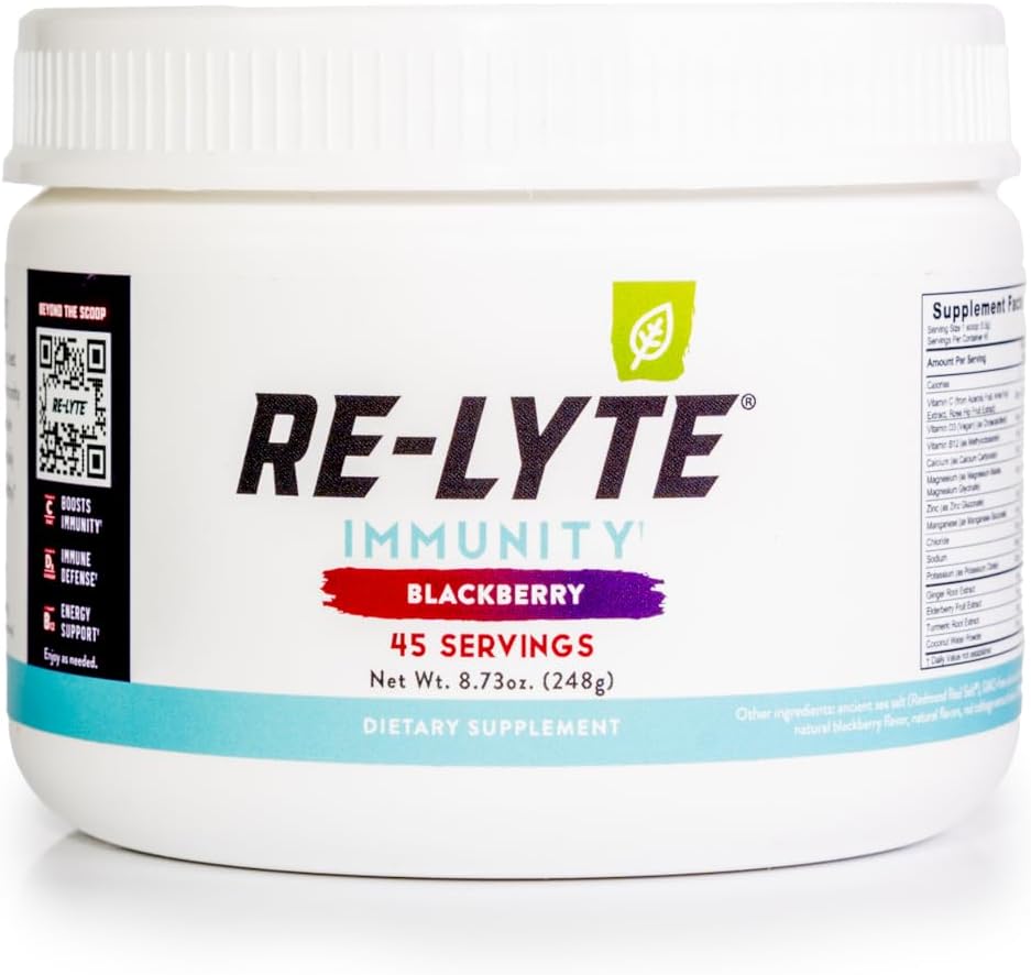 Redmond Re-Lyte Immunity Multivitamínico con Electrolitos (BlackBerry)