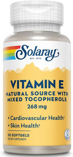 Solaray Vitamina E d-Alfa Tocoferol 268mg (400 UI) 50 Cápsulas