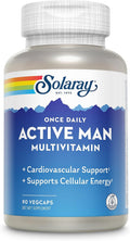 SOLARAY Once Daily Active Man Multivitamin - Multivitamínico para hombres activos
