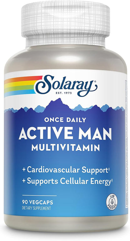 SOLARAY Once Daily Active Man Multivitamin - – Producción de energía celular: Las vitaminas del grupo B, la – Image 1