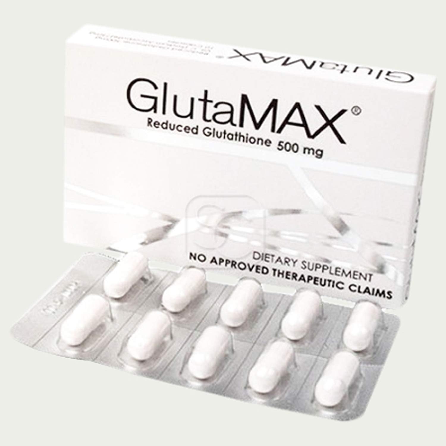 GlutaMAX Cápsulas de Glutatión y Vitamina C, 10 cápsulas