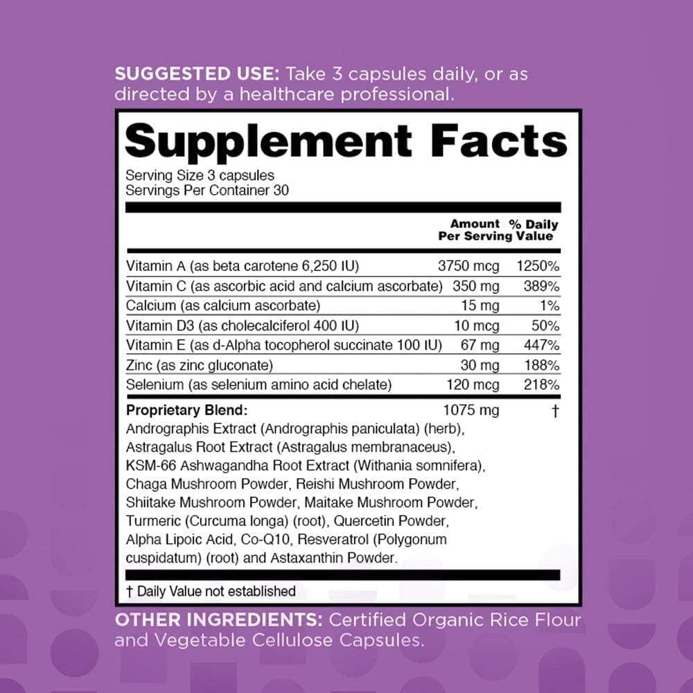 nbpure Immune+ – Suplemento para el Sistema Inmunológico, 90 Cápsulas