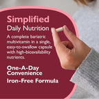 CelebrateONE Sin Hierro - Multivitamínico Bariátrico Diario para Bypass Gástrico y Manga Gástrica (30 Cápsulas)