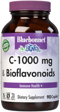 Bluebonnet Vitamina C 1000 mg con Bioflavonoides, 90 Comprimidos