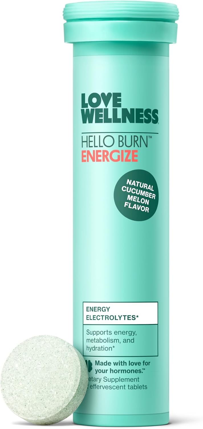 Love Wellness Hello Burn Energize - 12 Comprimidos