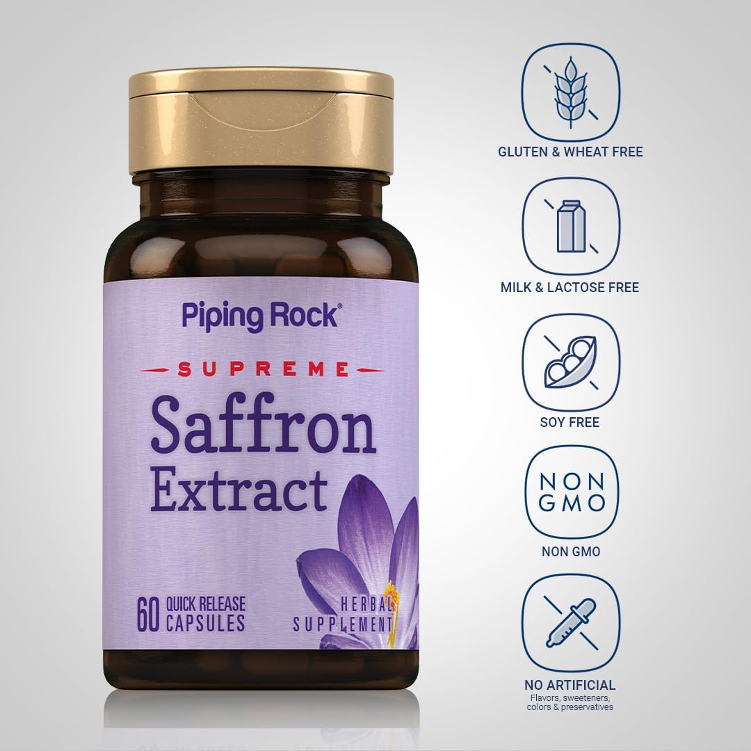 Ultimate Saffron Extract 88.5 mg, 60 Cápsulas de Liberación Rápida