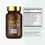 Dr Sosnowski's BioActive Sea Moss | Fórmula 8-en-1 con Musgo Marino, Semilla Negra, Ashwagandha, Cúrcuma, Miel de Manuka, Melena de León, Jalea Real y Propóleo de Abeja | 60 Cápsulas