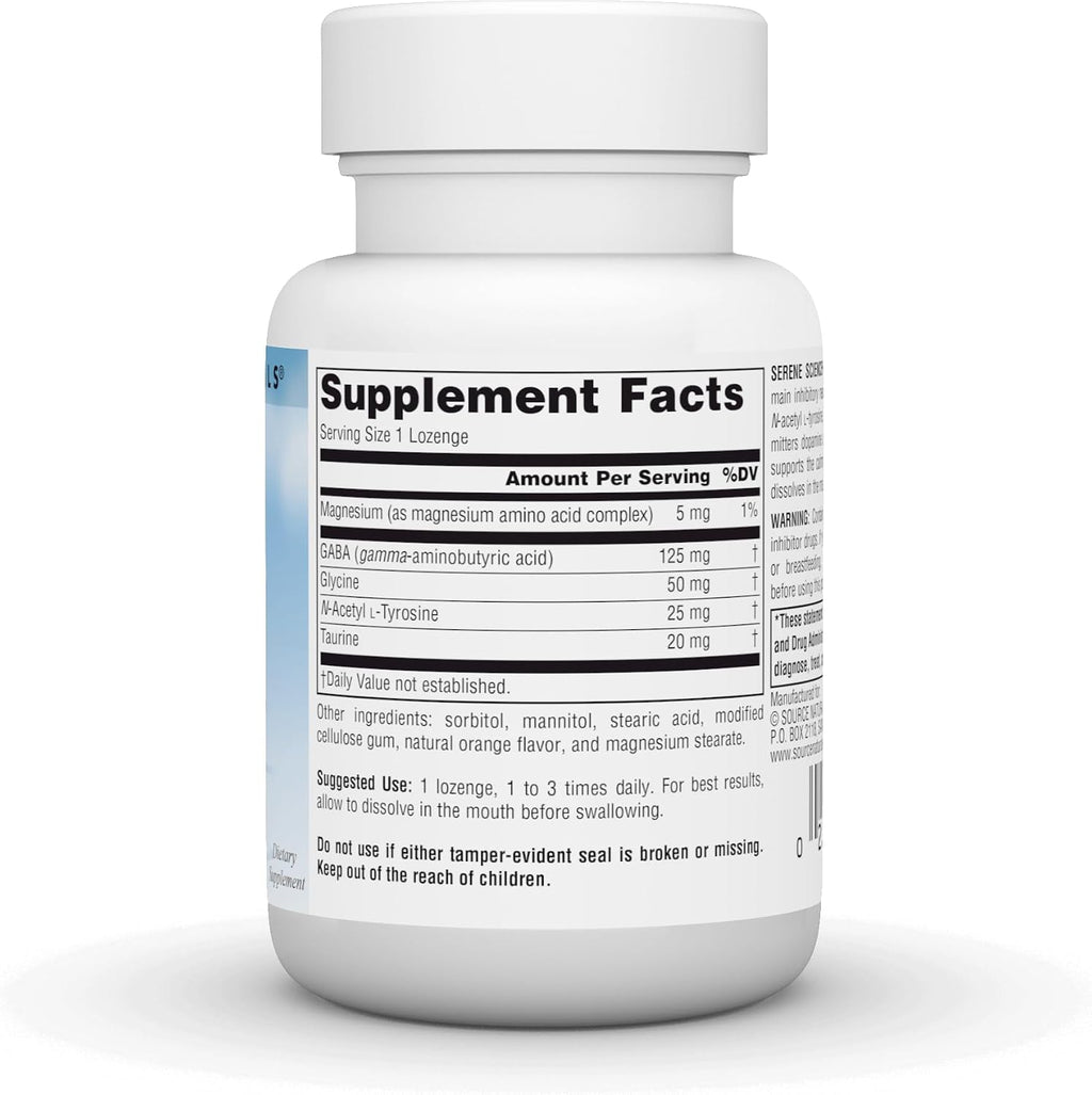 Source Naturals GABA 125 mg Naranja 30 Comprimidos