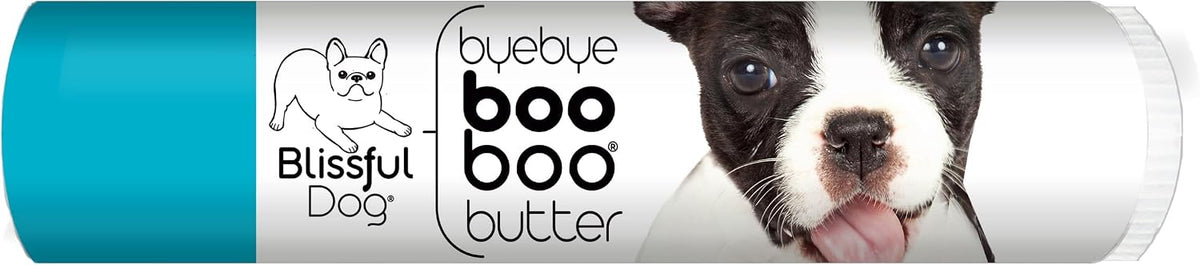 The Blissful Dog .15 oz Tube Boston Terrier – Manteca de karité : Emoliente natural que ayuda a suavizar la piel. – Image 1