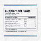 Nature's Pure Blend Ashwagandha Orgánico + Adaptógenos – 60 Cápsulas Veganas