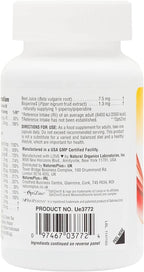 NaturesPlus Hema-Plex Iron - Hierro Quelado 85 mg con Vitamina C y Bioflavonoides - 60 Cápsulas - Vegano, Sin Gluten