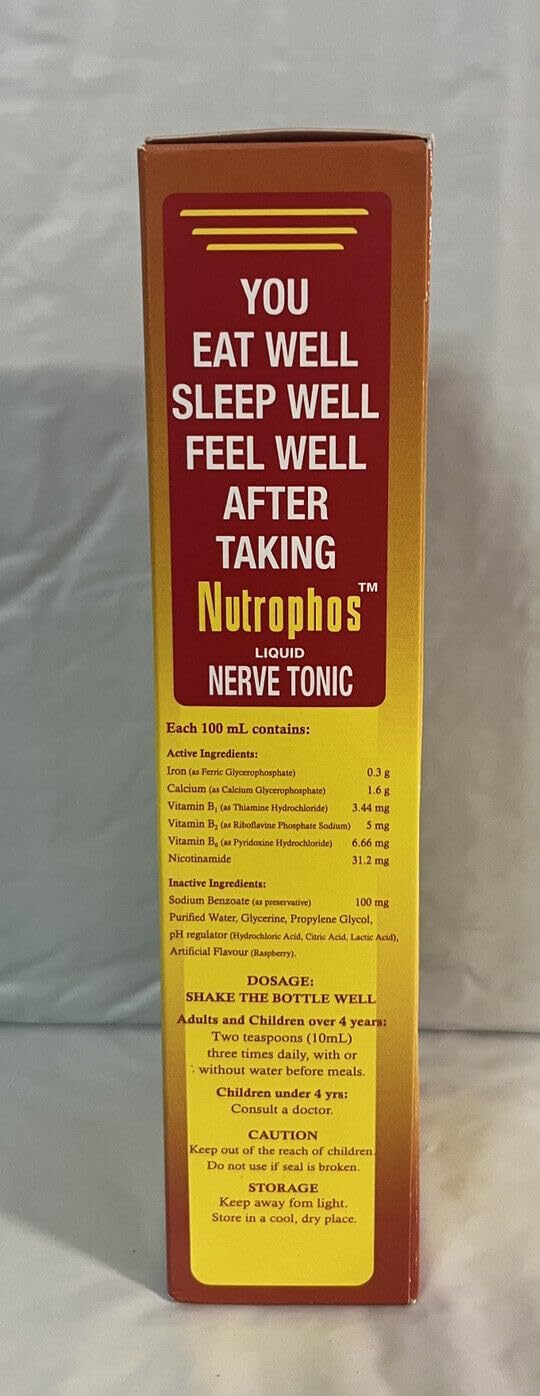 Nutrophos Tónico Nervioso Líquido con Vitamina B 200ml