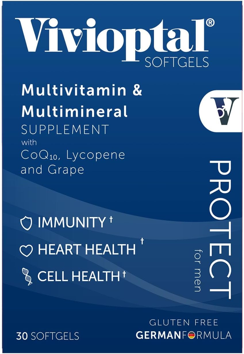 Vivioptal Multivitamínico para Hombre y Mujer, 60 Cápsulas (30+30)