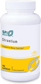 Klaire Labs SFI Health Estroncio - 300 mg Citrato de Estroncio, 100 Cápsulas Vegetales Hipoalergénicas