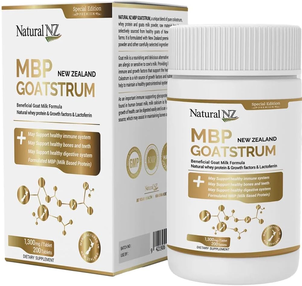 Natural NZ MBP New Zealand Goatstrum - 200 Comprimidos (Pack de 3)