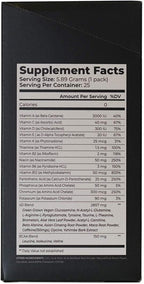 4D Clean Energy Suplemento de Aminoácidos, Vitaminas y Energía, 25 unidades
