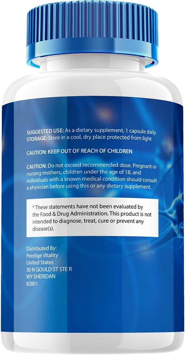 Nerve Alive Cápsulas – Suplemento Avanzado NerveAlive, Fórmula Natural, Máxima Potencia (5 Paquetes - 300 Cápsulas)
