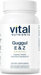 Vital Nutrients Guggul E & Z - Suplemento Vegano de Guggul - 60 Cápsulas