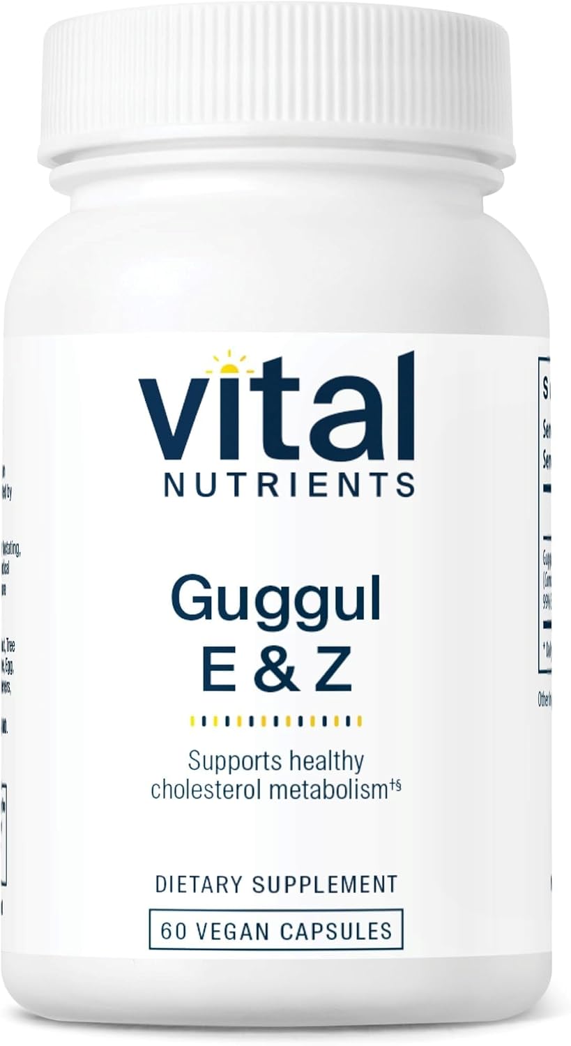 Vital Nutrients Guggul E & Z - Suplemento Vegano de Guggul - 60 Cápsulas