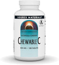 Source Naturals Vitamina C Masticable con Acerola, 500 mg - 100 Comprimidos Sabor Fruta