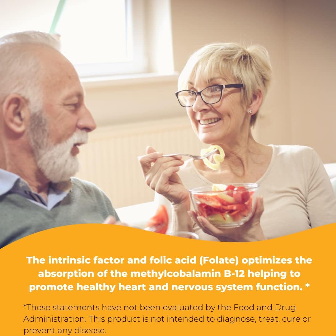 Intrinsic Factor with Folic Acid and Vitamin B12 1000 mcg - 120 Capsules