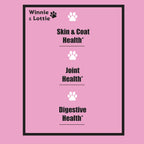 Winnie & Lottie Colágeno Líquido para Perros - Sabor a Bacon, 30 ml