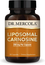 Dr. Mercola Liposomal Carnosine - 250 mg de L-Carnosina con Entrega Liposomal - 30 Cápsulas