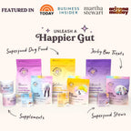 Bundle x Joy Suplemento para la Piel y el Pelaje de Perros, 90 Masticables Blandos con Probióticos, Calostro, Omega-3, Aceite de Salmón y Cúrcuma