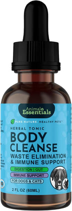 Animal Essentials Body Cleanse Liver Support para Perros y Gatos, 59 ml
