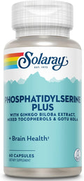 SOLARAY Phosphatidylserine Plus – 100 mg, 60 Cápsulas