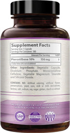Pterostilbeno 150 mg - Suplemento Antioxidante, 180 Cápsulas