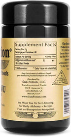 Sun Potion He Shou Wu en polvo – Extracto concentrado 10:1 200g – Raíz de Fo-Ti (Polygonum multiflorum) – Tónico tradicional chino