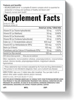 Neurocomplex-B® Slow-Release B Complex, Vegano, 60 Comprimidos