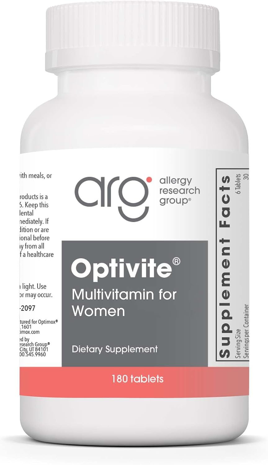 Optimox ARG Optivite - Multivitamínico para Mujeres con Equilibrio Hormonal y PMS