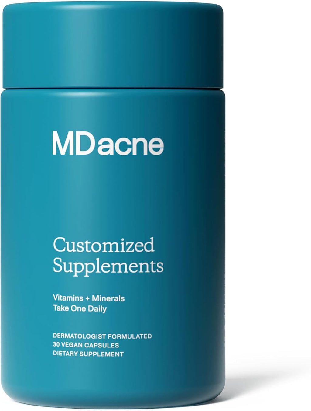 MDacne Suplemento de Vitaminas y Minerales para una Piel Limpia - 30 Cápsulas Veganas