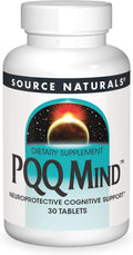 Source Naturals PQQ Mind – Soporte Cognitivo Neuroprotector – 30 Comprimidos