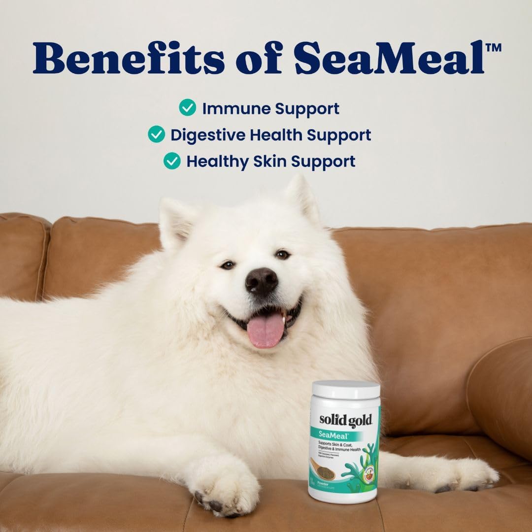 Solid Gold SeaMeal - Multivitamin Powder for Dogs and Cats, 1 lb