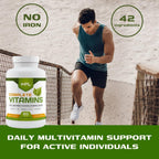 Complete Vitamins | Multivitamínico con Omega 3.6.9, CoQ-10 y Vitamina D3 | Sin Hierro | 60 Cápsulas