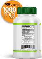 Suplemento de Vitamina C 1000 mg, 100 Cápsulas (Pack de 3)