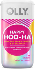 OLLY Happy Hoo-Ha Cápsulas, Probiótico para Mujeres, 25 cápsulas
