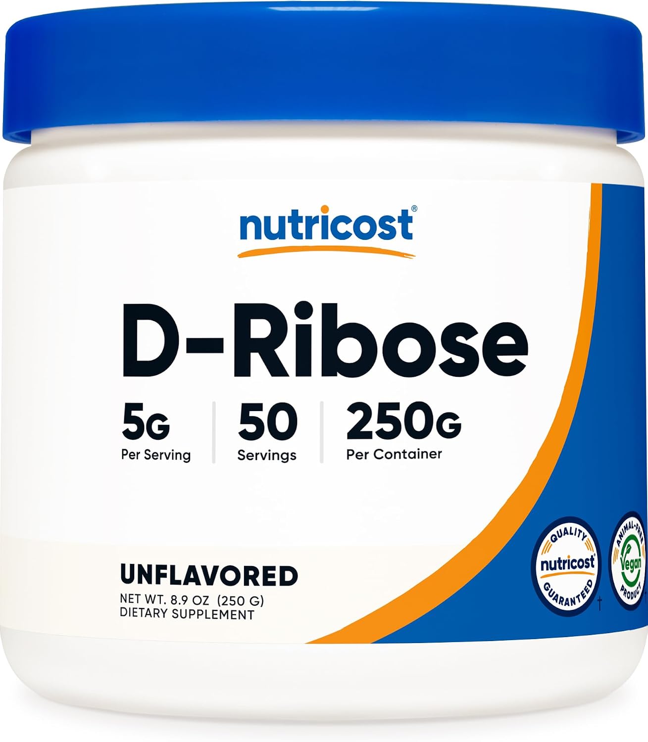 Nutricost D-Ribosa en Polvo (250 Gramos)