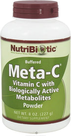 NutriBiotic Meta-C Vitamina C en Polvo, 227 g (8 oz)