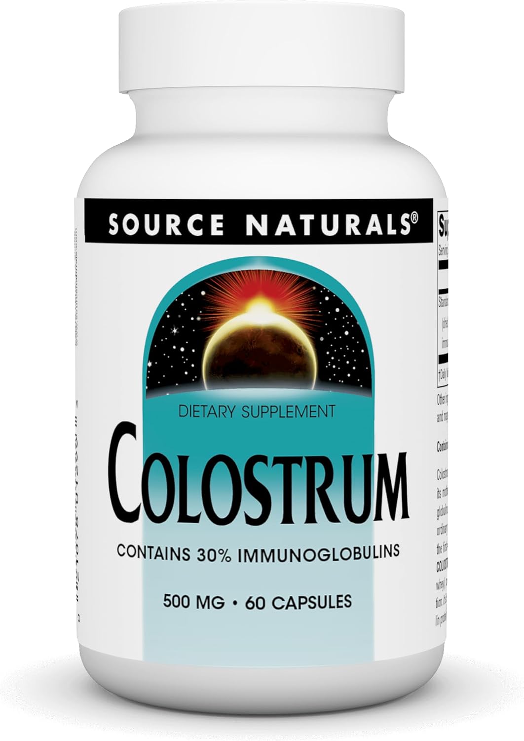 Source Naturals Colostrum with 30% Immunoglobulins - 60 Capsules