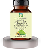 Extracto de Guduchi 500mg - 60 Cápsulas Vegetarianas | Tinospora Cordifolia | 100% Natural | Vegano | Sin Gluten