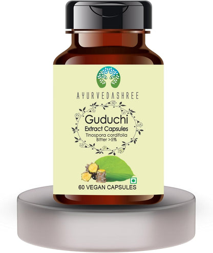 Extracto de Guduchi 500mg - 60 Cápsulas Vegetarianas | Tinospora Cordifolia | 100% Natural | Vegano | Sin Gluten – Image 2